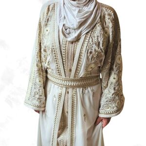 Luxurious Moroccan Handmade Embroidered Caftan